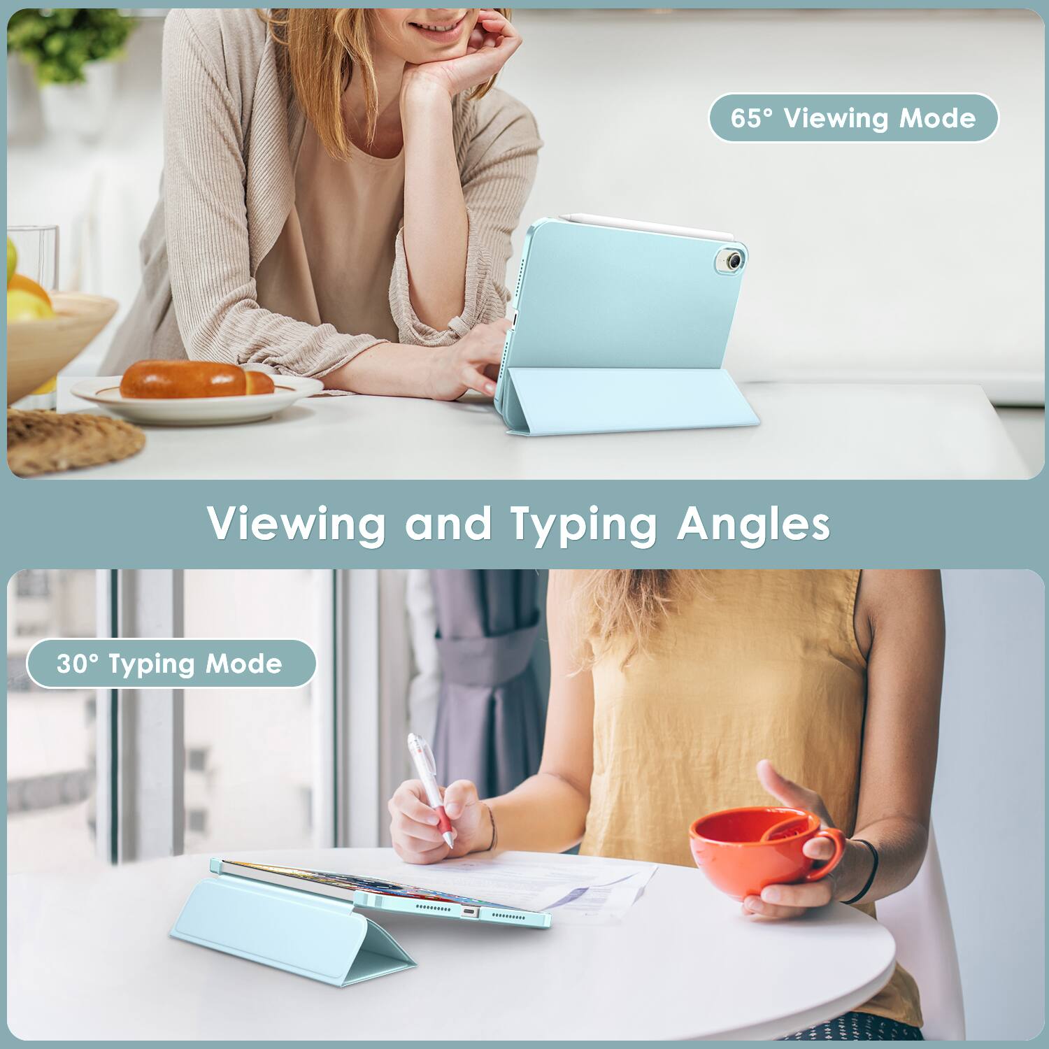 65° Viewing Mode  
Viewing and Typing Angles  
30° Typing Mode