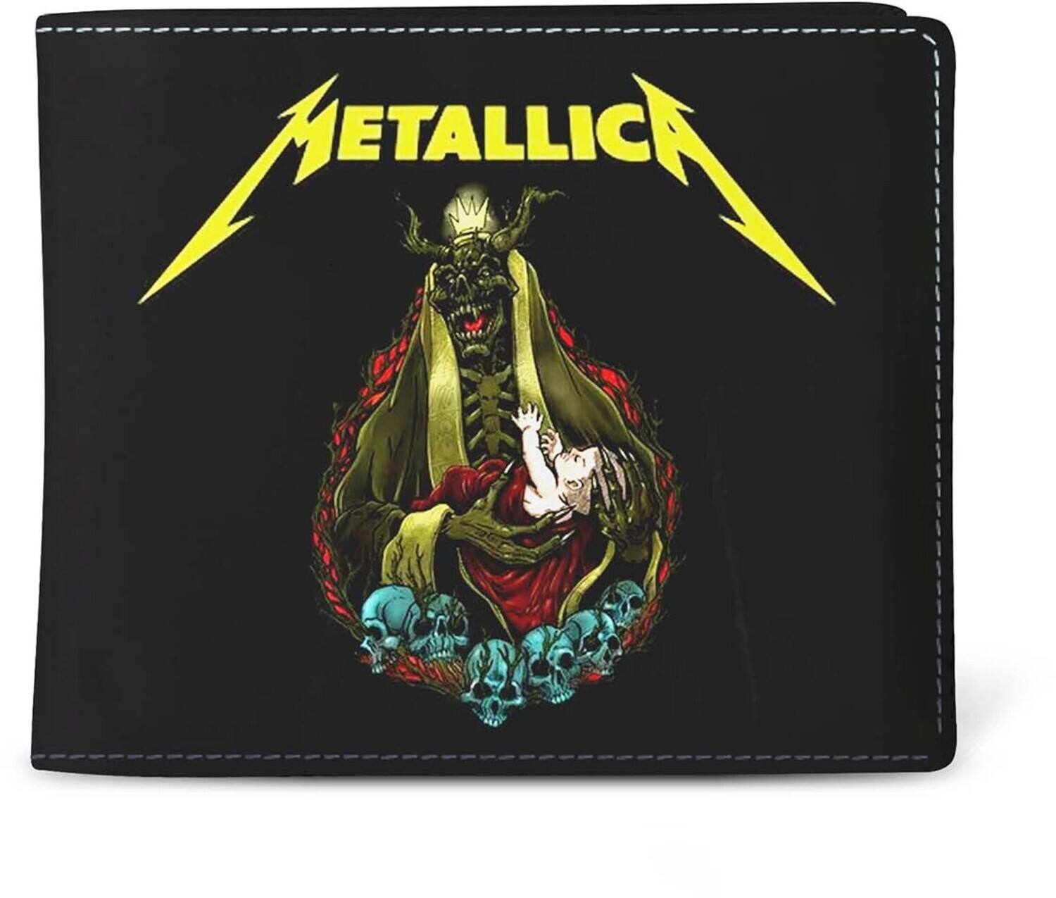 Front. PopMarket - Metallica - Rocksax - Metallica - If Darkness Had A Son Logo - Wallet With Coin Pocket (Black) - Multicolor.