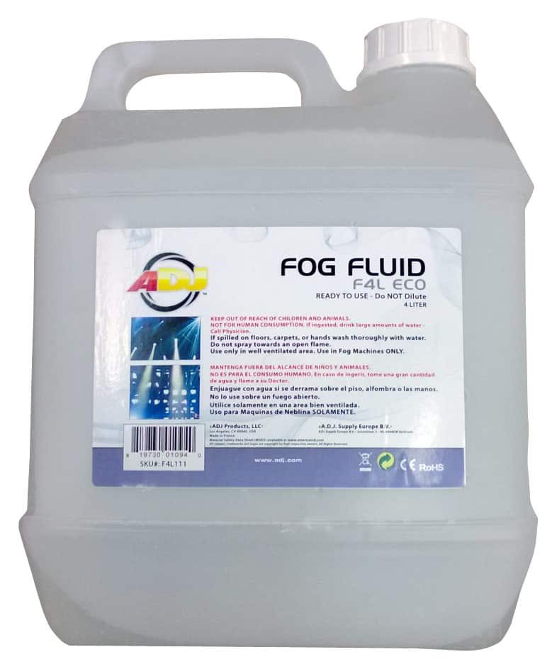 Liquide à Brouillard 5L - Pour Machine à Fumée - Base Eau Haute Pureté - Club, Soirée Ou Concert