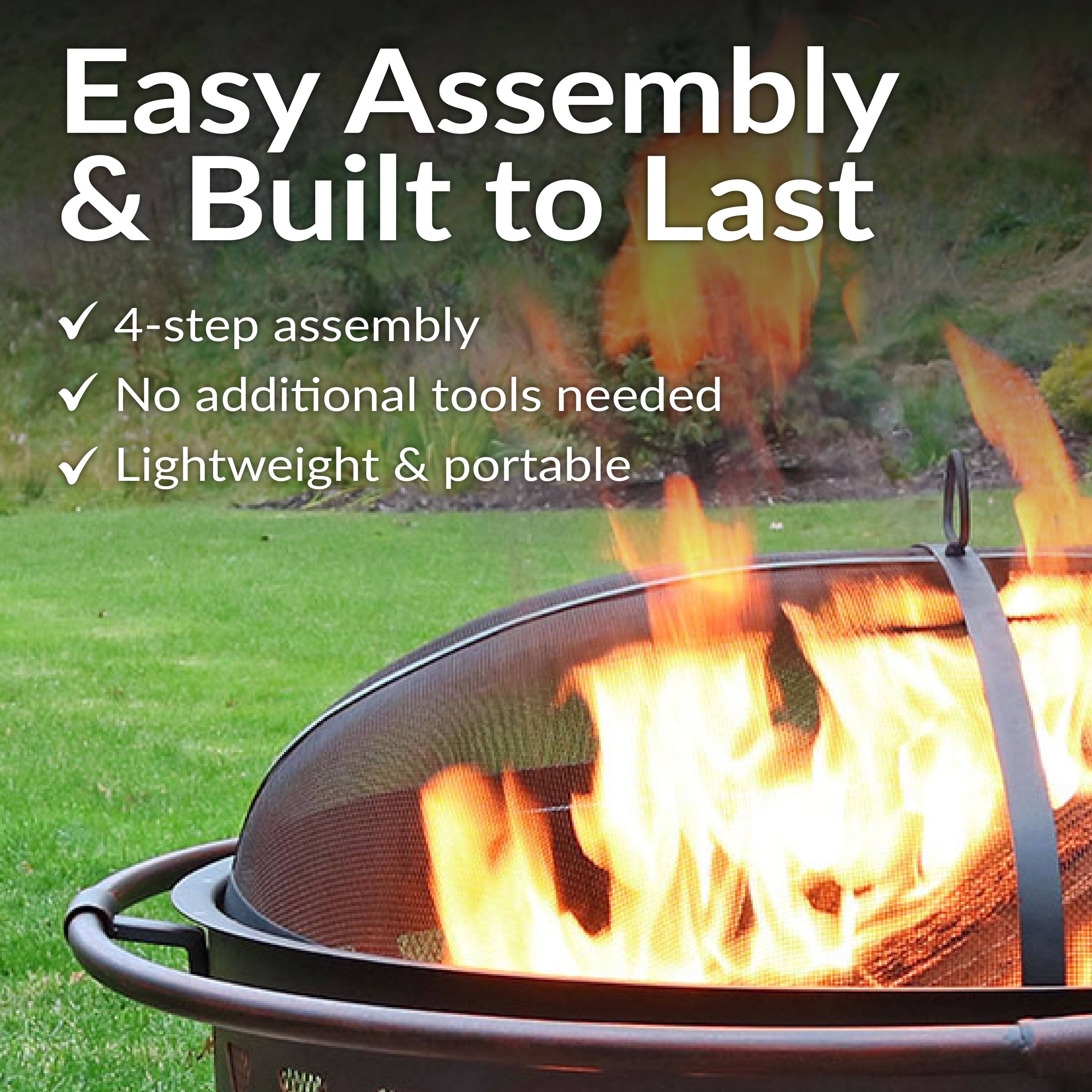 Easy Assembly & Built to Last

- 4-step assembly
- No additional tools needed
- Lightweight & portable
