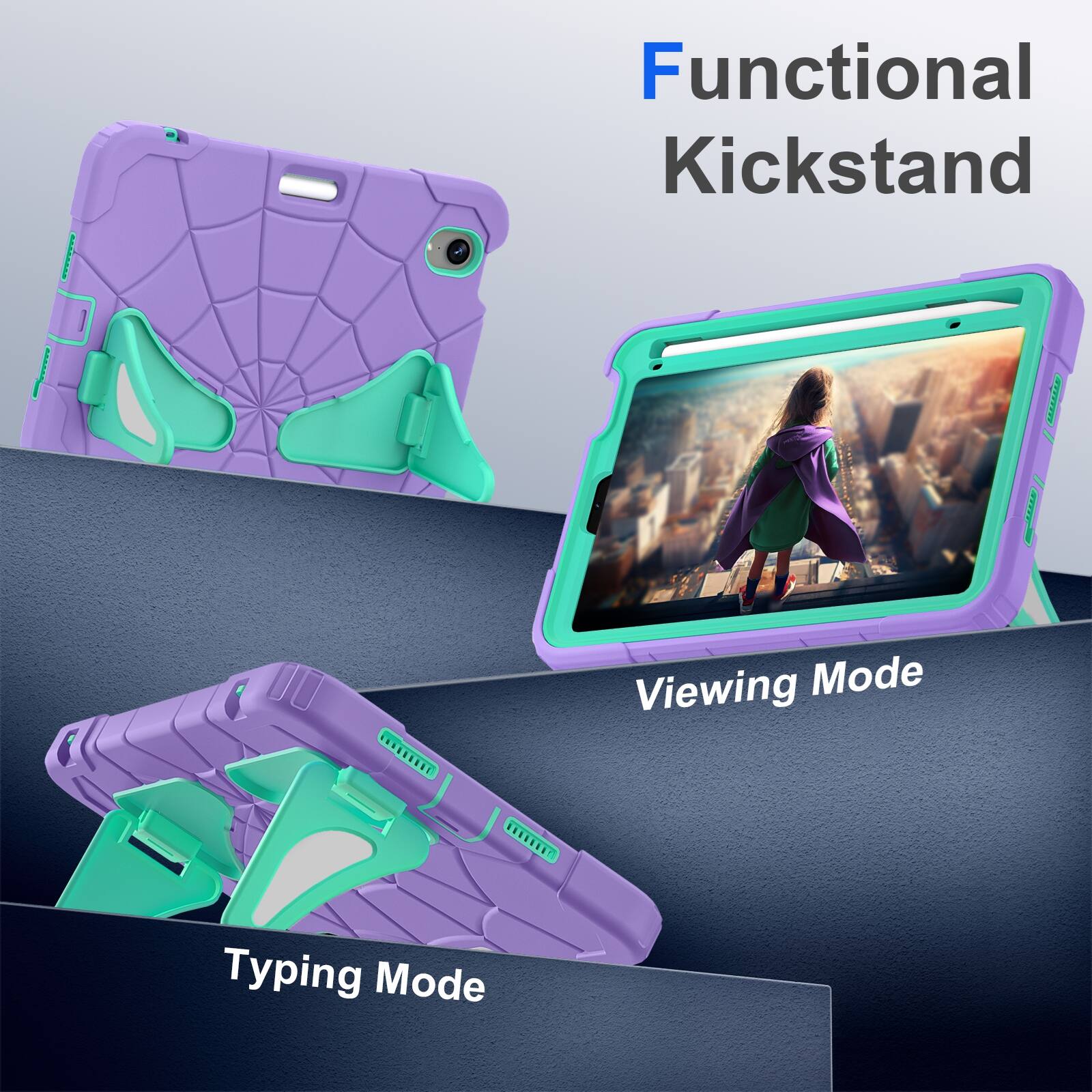 Functional Kickstand

Viewing Mode

Typing Mode