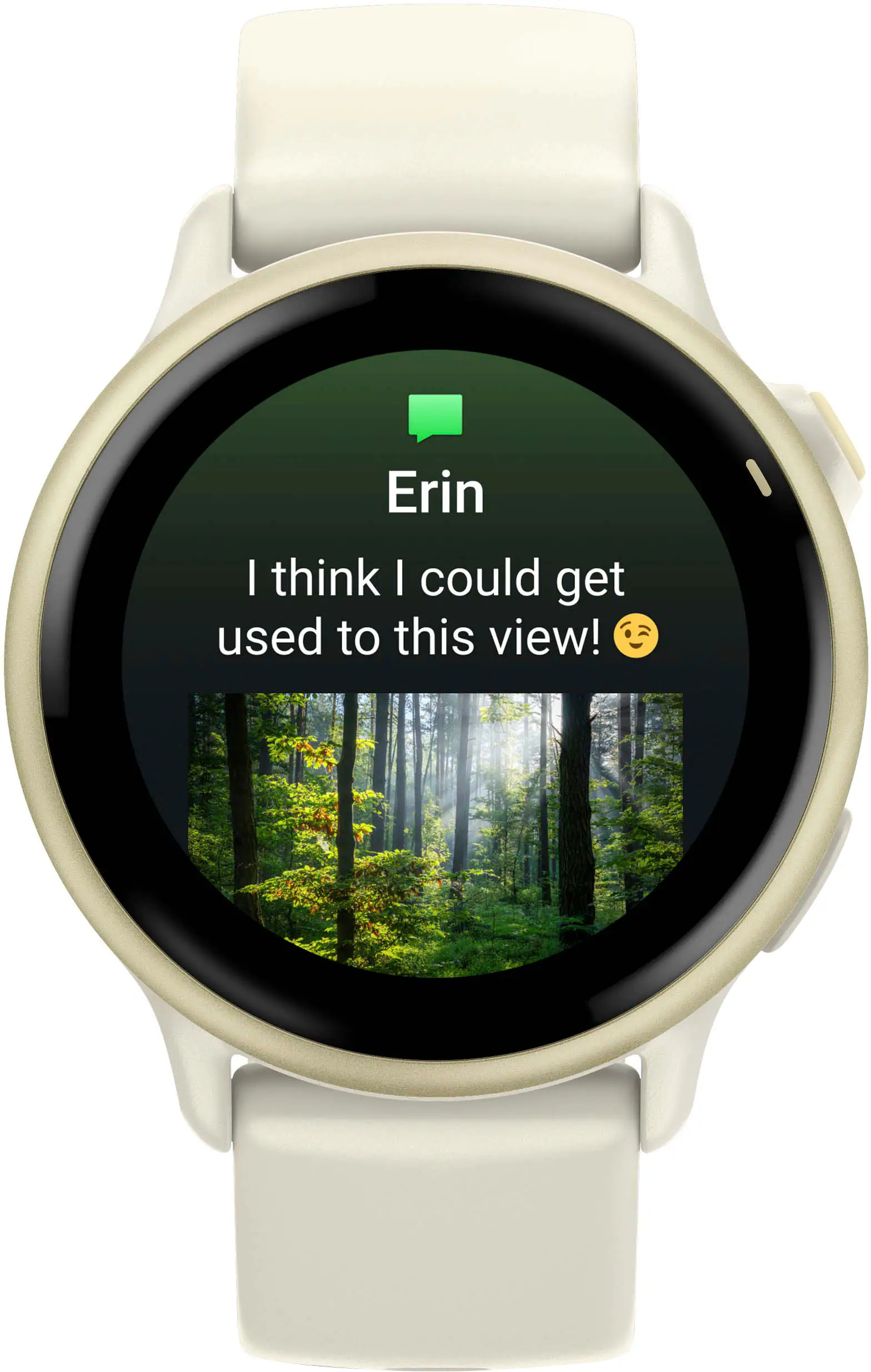 Erin thinks she could get used to this view!