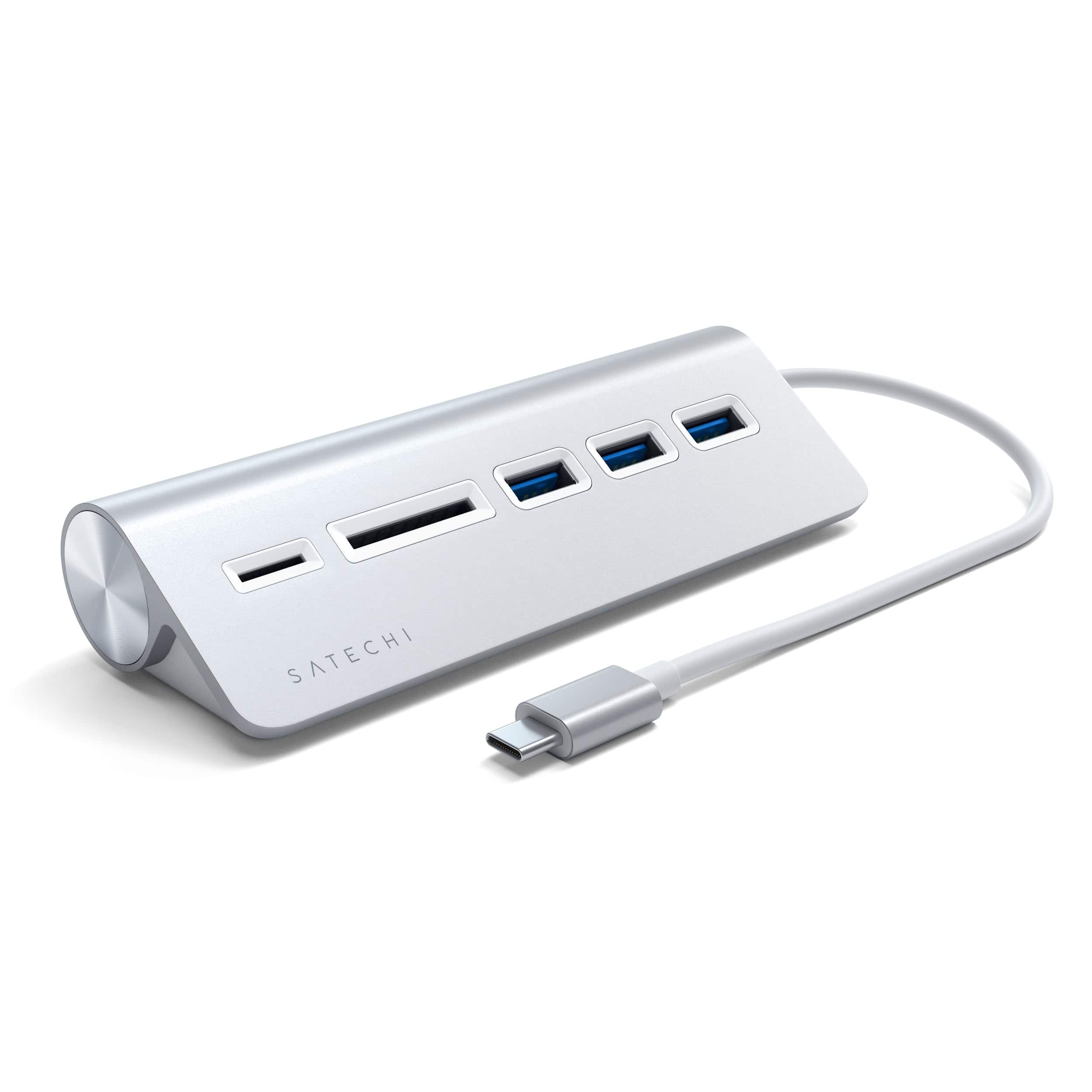 Satechi - USB-C Combo Hub for Desktop - Silver