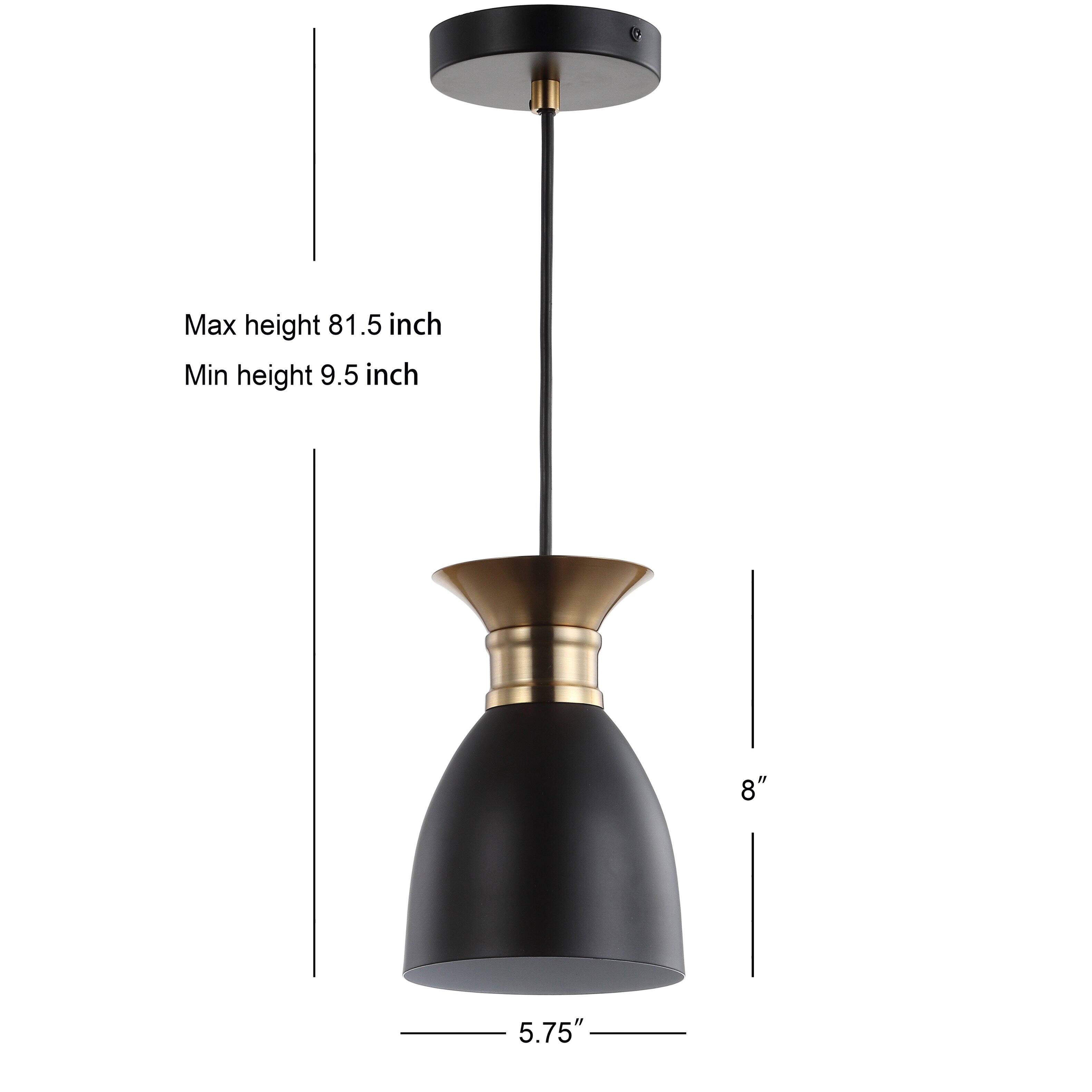Max height 81.5 inch  
Min height 9.5 inch  
8"  
5.75"