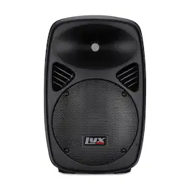 Lyxpro - 10 Inch Portable PA Speaker Powered, PA System with Equalizer SD Slot & Built-in Bluetooth - Black