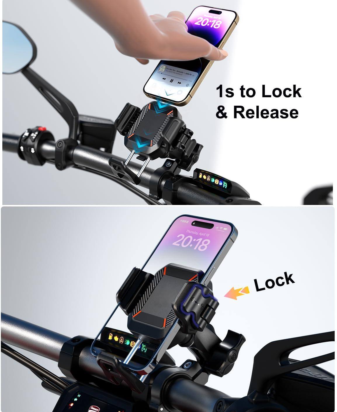 1s to Lock & Release

Lock