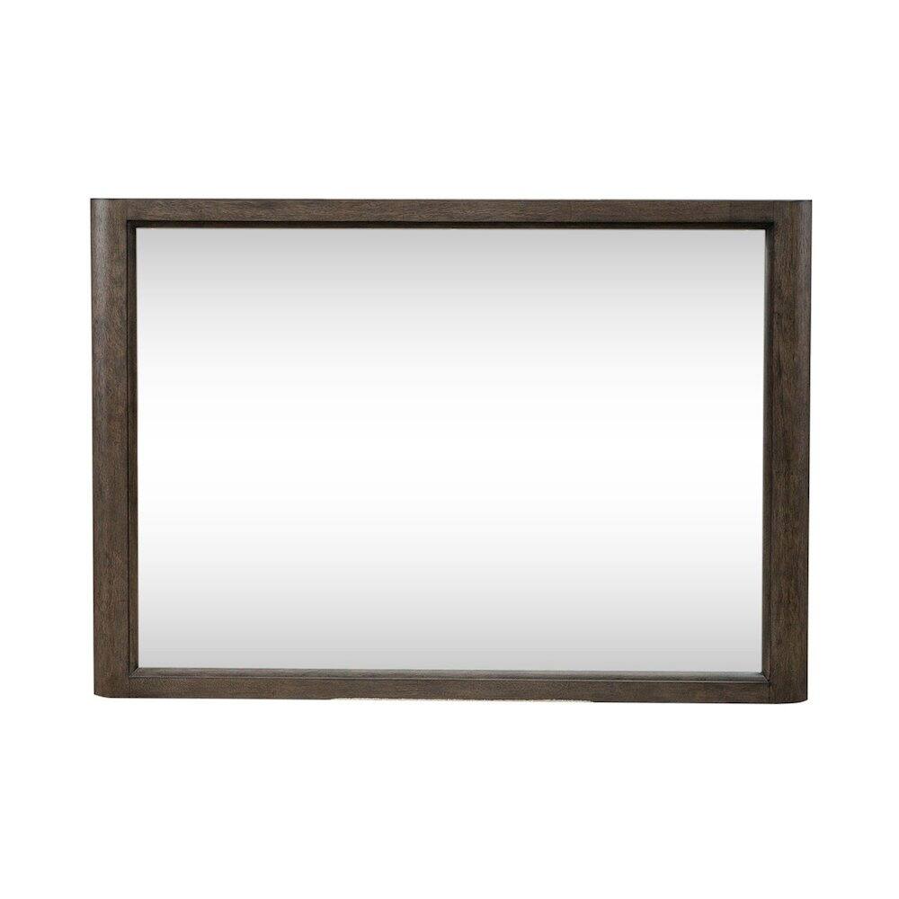 Back. Liberty Furniture Industries - Cascade Falls Mirror for Bedroom Dresser Mount - Satin Espresso Oak - Satin Espresso.