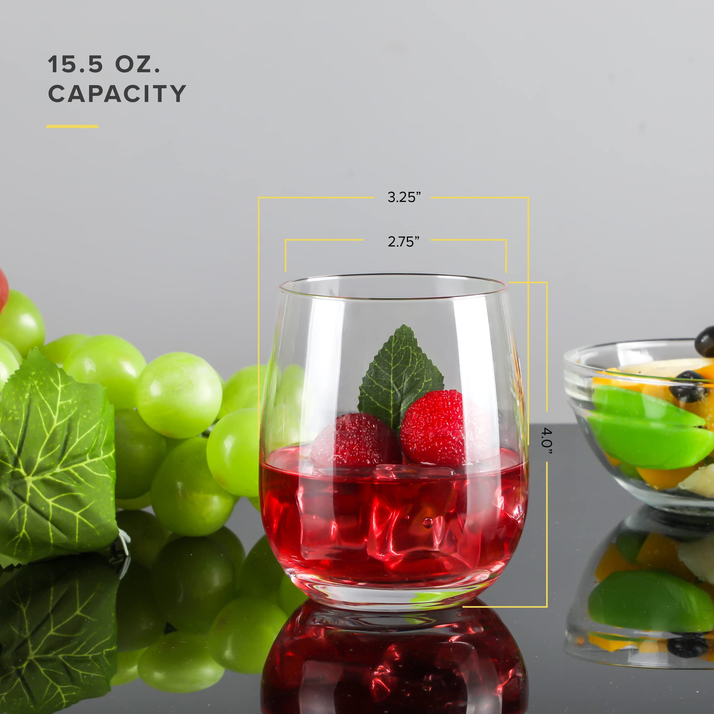 15.5 oz. CAPACITY
3.25"
2.75"
4.0"