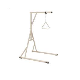 Invacare - Bariatric Floor Stand Patient Aid with Trapeze 350 lb capacity heavy‑duty support - Beige