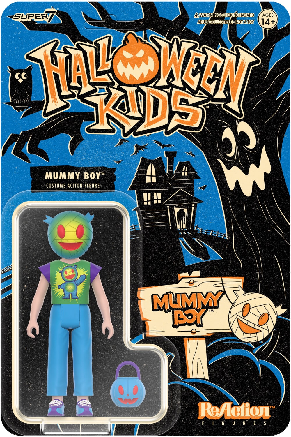Super7 - Halloween Kids - ReAction - Mummy Boy (Super7 Graphic Tee) - COLLECTABLES - Multicolor