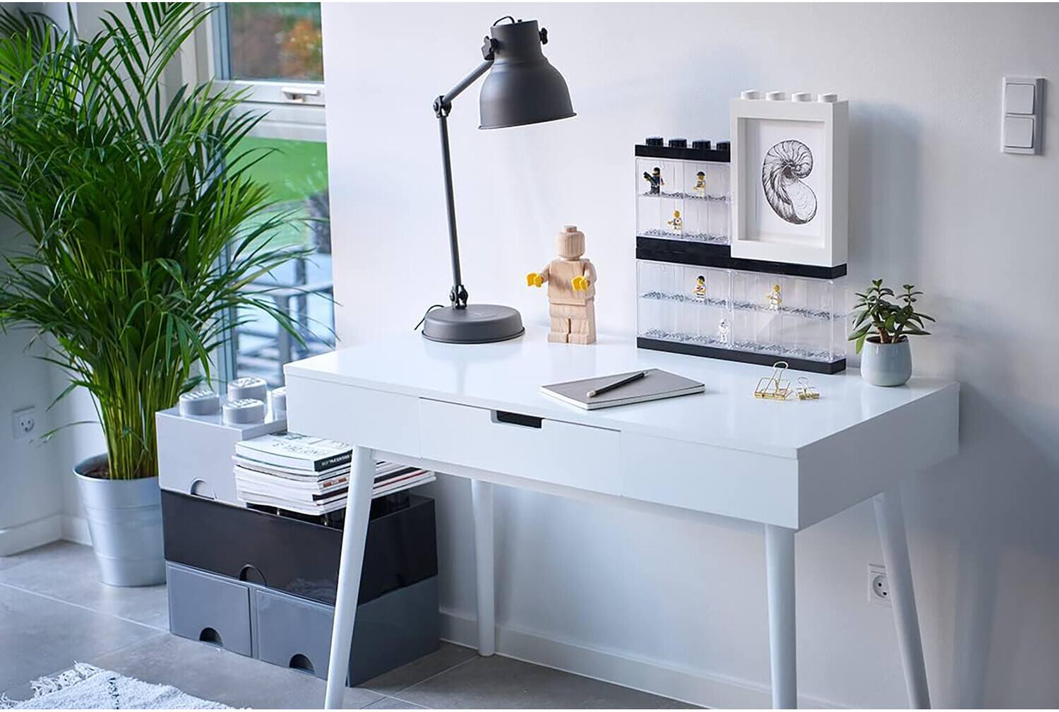 Alt View 2. Room Copenhagen - Room Copenhagen - Storage  Picture Frame, in White   - COLLECTIBLES - Multicolor.