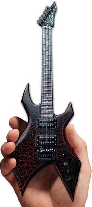Axe Heaven - Netflix Stranger Things Eddie's Guitar BC Rich NJ Warlock Mini Guitar Replica - Collectibles - Multicolor