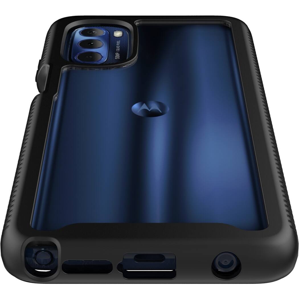 Alt View 13. SaharaCase - GRIP Series Case for Motorola G Stylus 4G 2022 - Black/Clear.