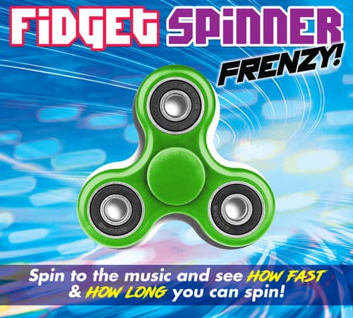 Fidget Spinner Frenzy!

Spin to the music and see how fast & how long you can spin!