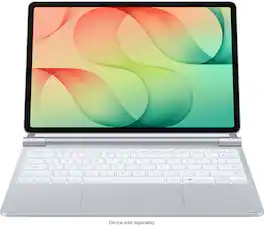 Samsung - Galaxy Tab S12+ Pro Keyboard - AI Key - Silver