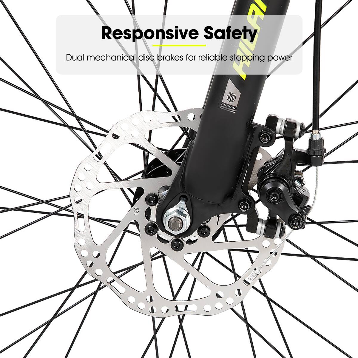 Responsive Safety
PEA ZA Dual mechanical disc brakes for reliable stopping power