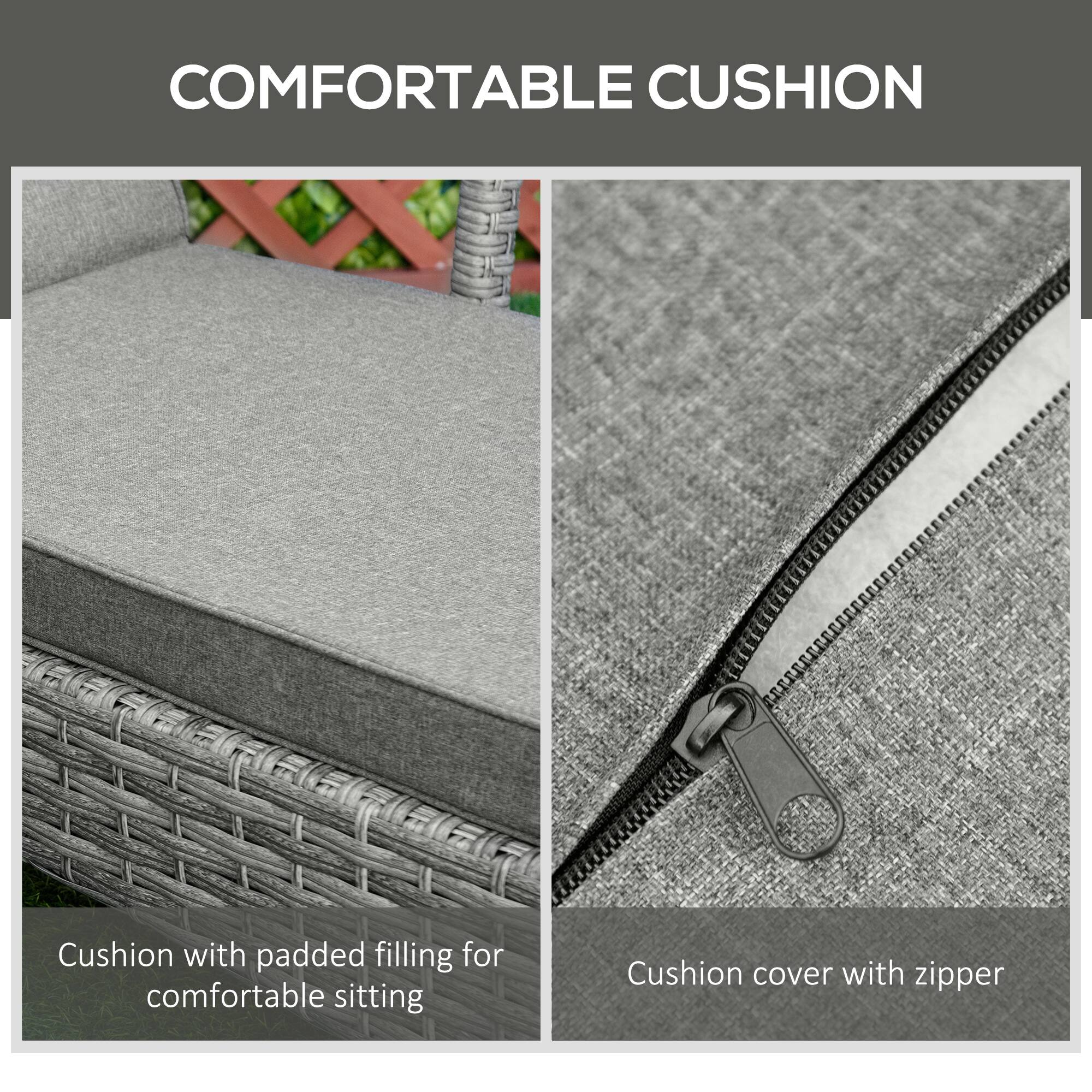 COMFORTABLE CUSHION

Cushion with padded filling for comfortable sitting
Cushion cover with zipper