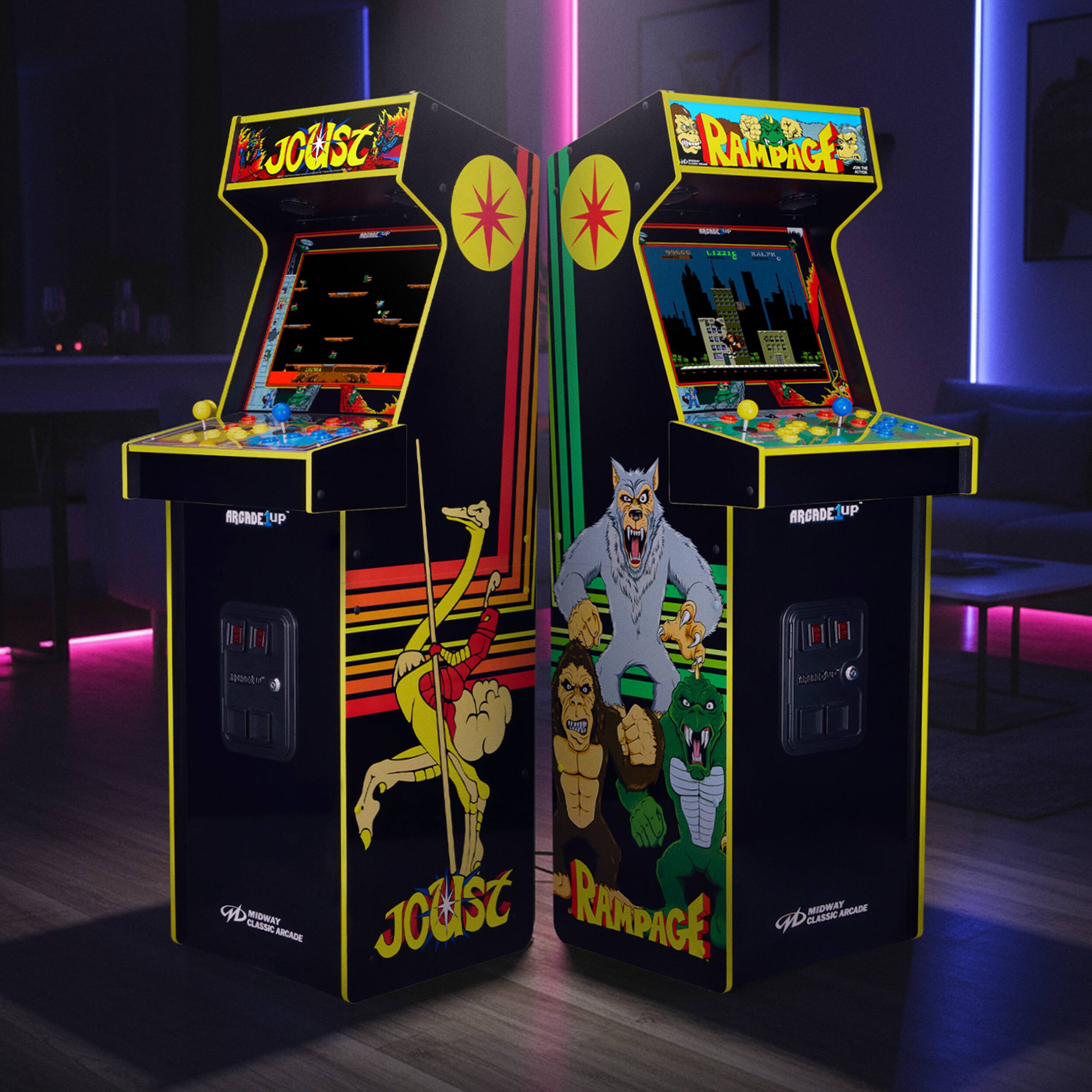 Joust Rampage  
- - -  
A LIAIS Sedia 7 S GEN d ARGRDEU up ARGROESUP up e d  
JOUST RAMPAGE MIDWAY ACAD CASSC -WET D CLASSK ANCADE