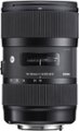 Front Zoom. Sigma - 18-35mm f/1.8 DC HSM Art Standard Zoom Lens for Canon - Black.