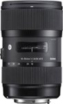 Front Zoom. Sigma - 18-35mm f/1.8 DC HSM Art Standard Zoom Lens for Nikon - Black.