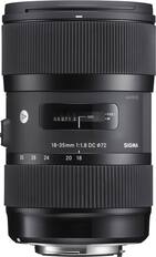 Front. Sigma - 18-35mm f/1.8 DC HSM Art Standard Zoom Lens for Nikon - Black.