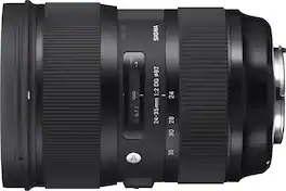 Sigma - 24-35mm f/2 DC HSM Art Standard Zoom Lens for Nikon - Black