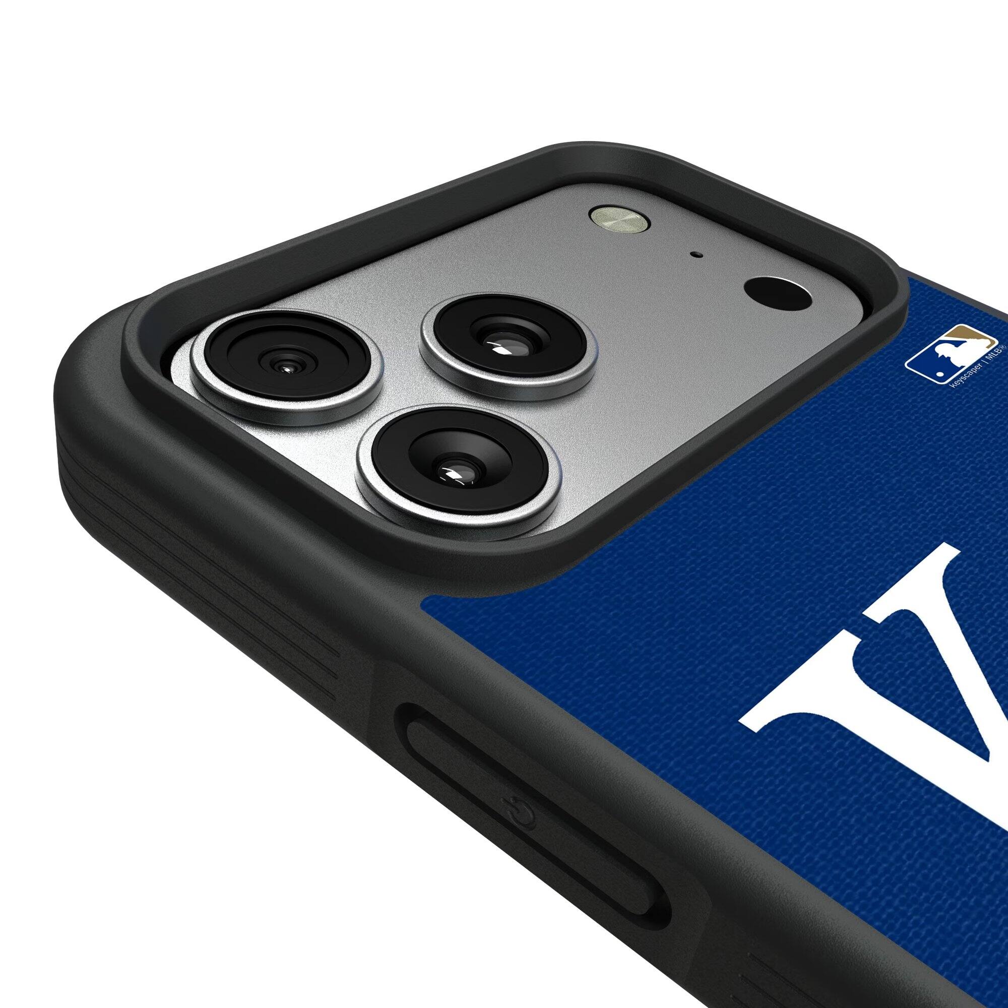 Alt View 2. Keyscaper - Kansas City Royals iPhone Solid Design Bump Case - 15 - Multicolor.