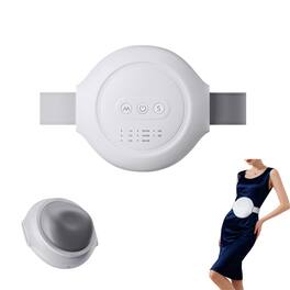 Cluzine - Abdominal Kneading Massager Vibration Hot Compress Knead Belly for Constipation, Digestion & Warm Uterus