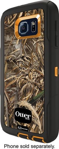 Otterbox - Defender Series Case for Samsung Galaxy S6 Cell Phones - Blaze Orange-Front_Standard 