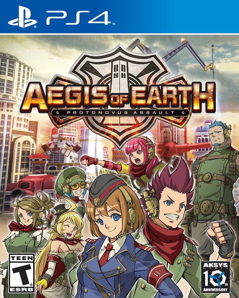 Front. Aksys Games - Aegis of Earth: Protonovus Assault.