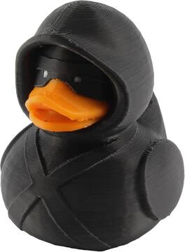 JuzToys - Ninja Duck Figurine, 4x4 Ducking, Fun Car Dashboard Accessory, Unique Ninja Gifts, Ducks for Cars by PowerTRC - Black