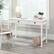 Front. Sauder - County Line Writing Desk - Soft White.