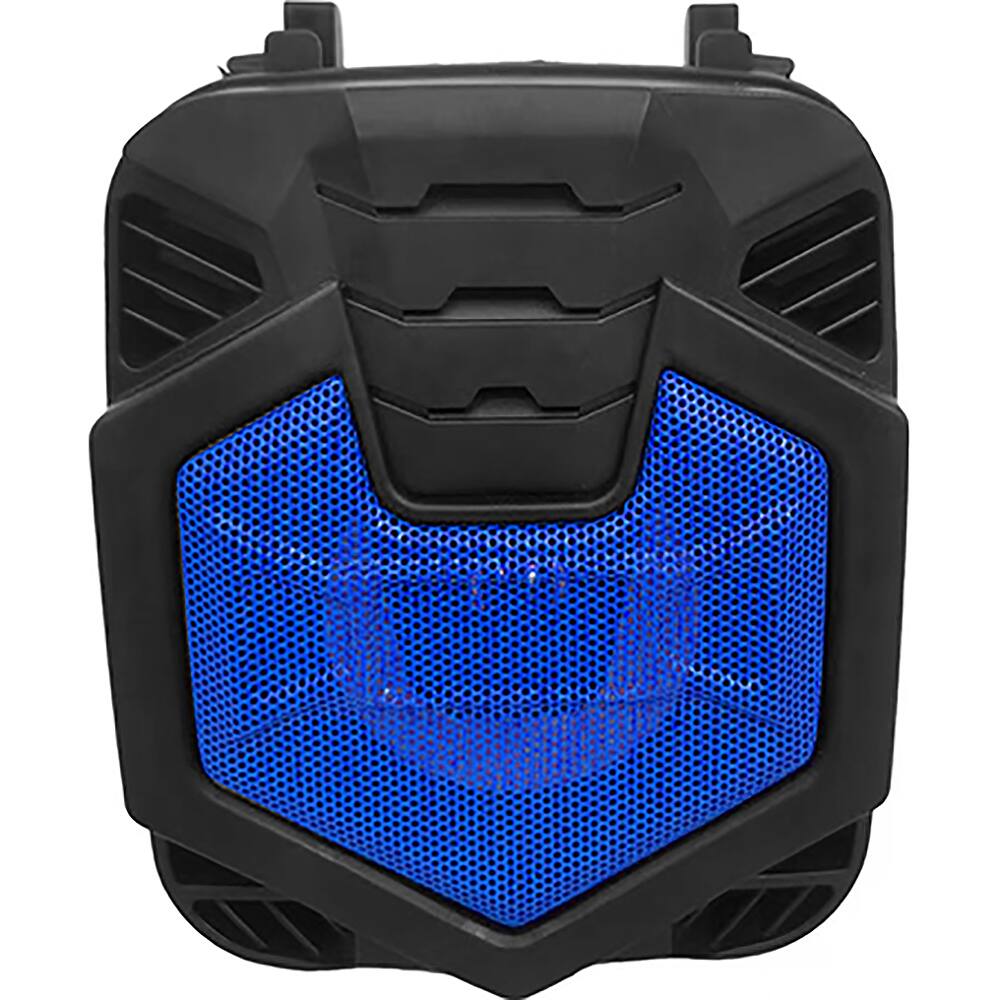 Front. iQ Sound - Shell Dock Portable Bluetooth Speaker - Blue.