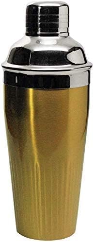 Back. Amber Sporting Goods - Connaught Place Collection 7-Piece Premium Bartender Kit – Gold/Silver Bar Set for Home & Pro Use - Gold/Silver.