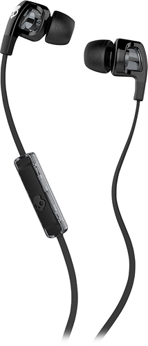 Skullcandy - Smokin Buds 2 Wired In-Ear Headphones - Black/Black