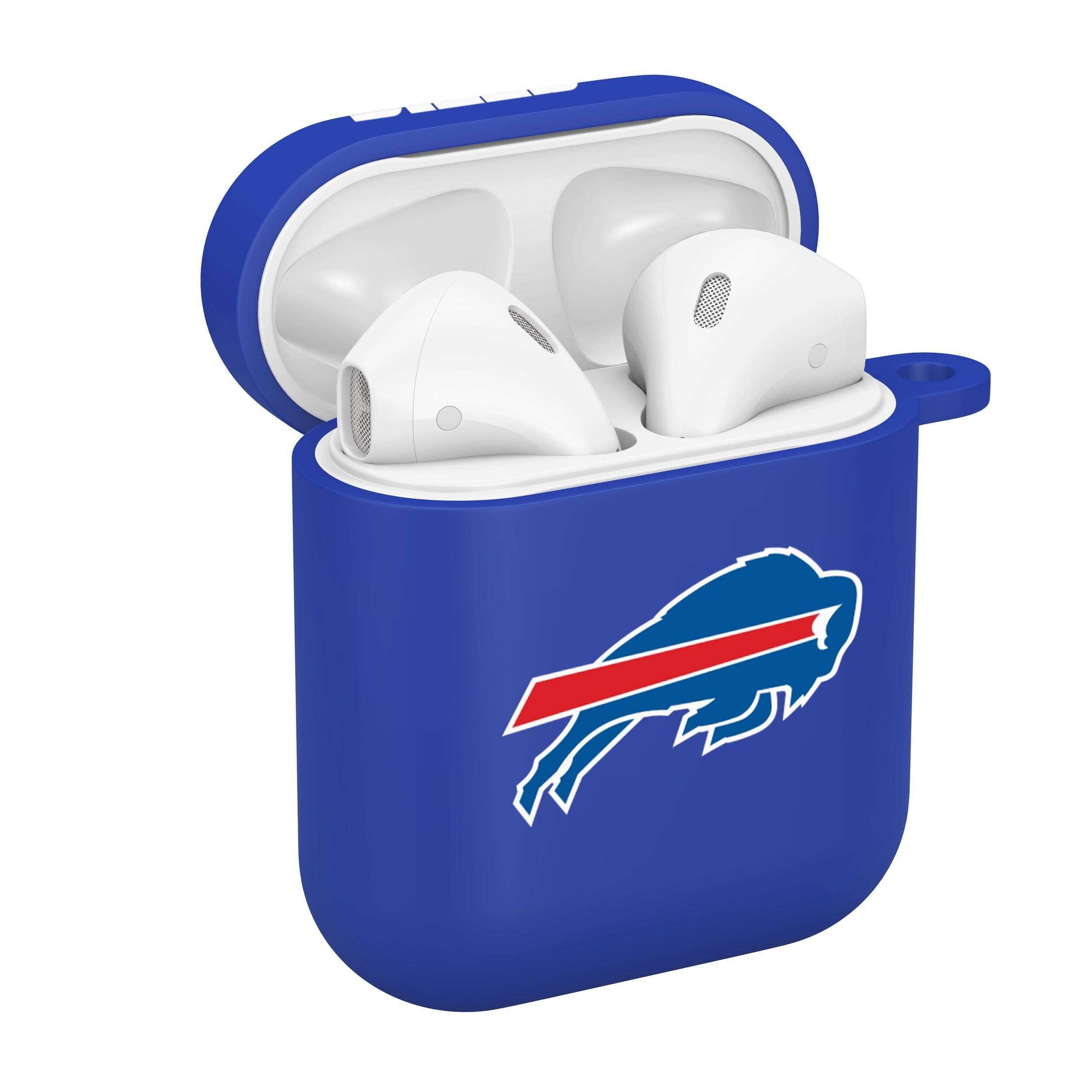 Alt View 1. Artinian - Blue Buffalo Bills AirPods Case Cover - Blue.