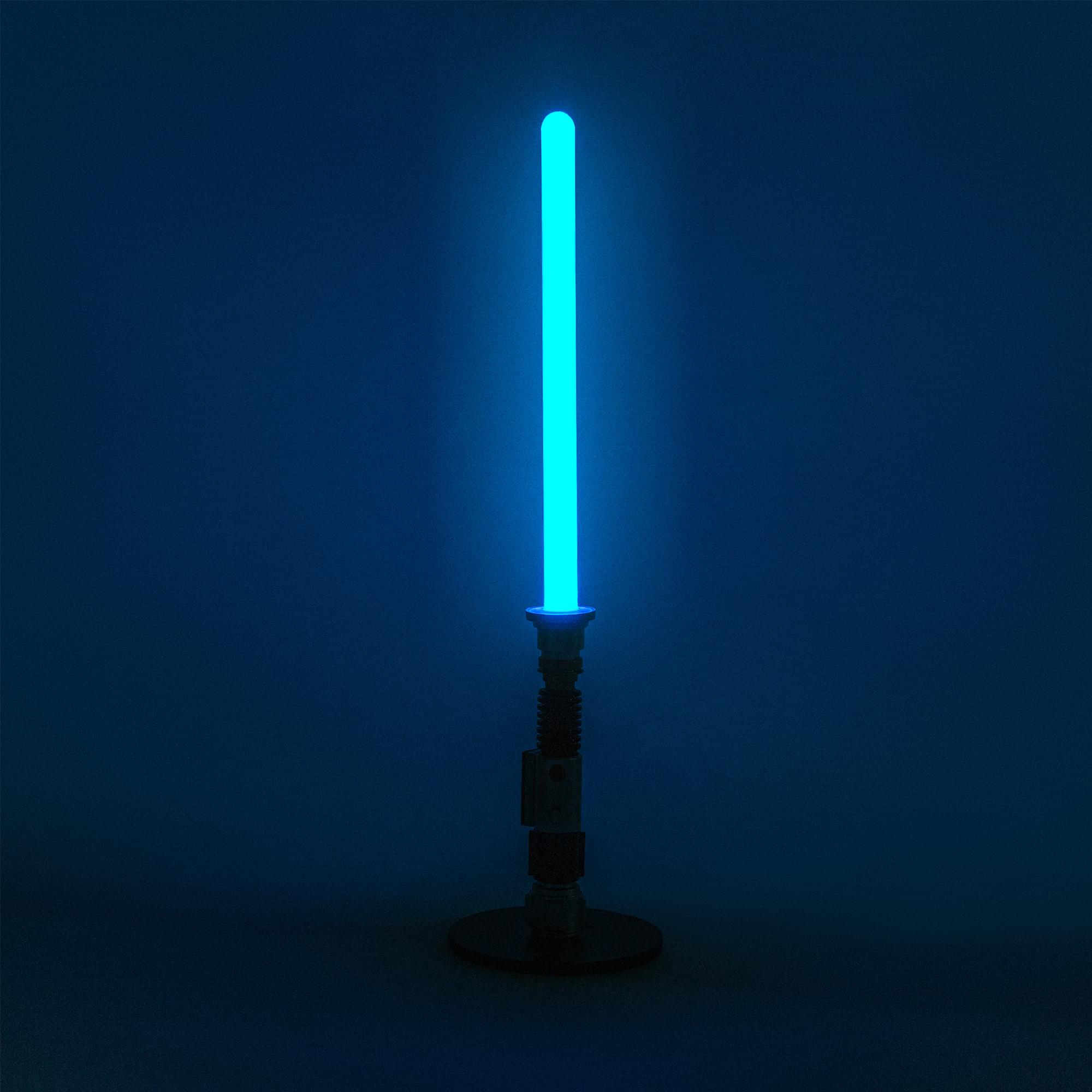 Alt View 1. Star Wars - Star Wars Obi-Wan Kenobi Blue Lightsaber 12-Inch Mini LED Mood Light - Blue.