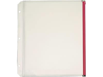 Alt View 2. Cardinal - Zipper Polypropylene/PP Binder Pockets, 5/Pack - Assorted.