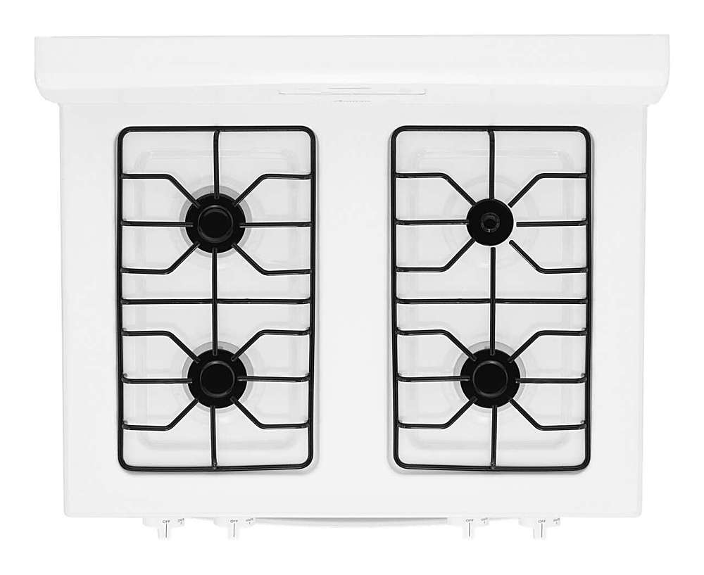 AGR5330BAW by Amana - 30-inch Gas Range with Easy Touch Electronic Controls  - White