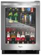 Whirlpool - 12-Bottle Beverage Center - Monochromatic Stainless Steel - Larger Front