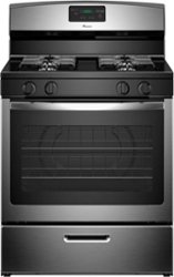 Amana - 5.1 Cu. Ft. Freestanding Gas Range - Stainless Steel - Front_Zoom