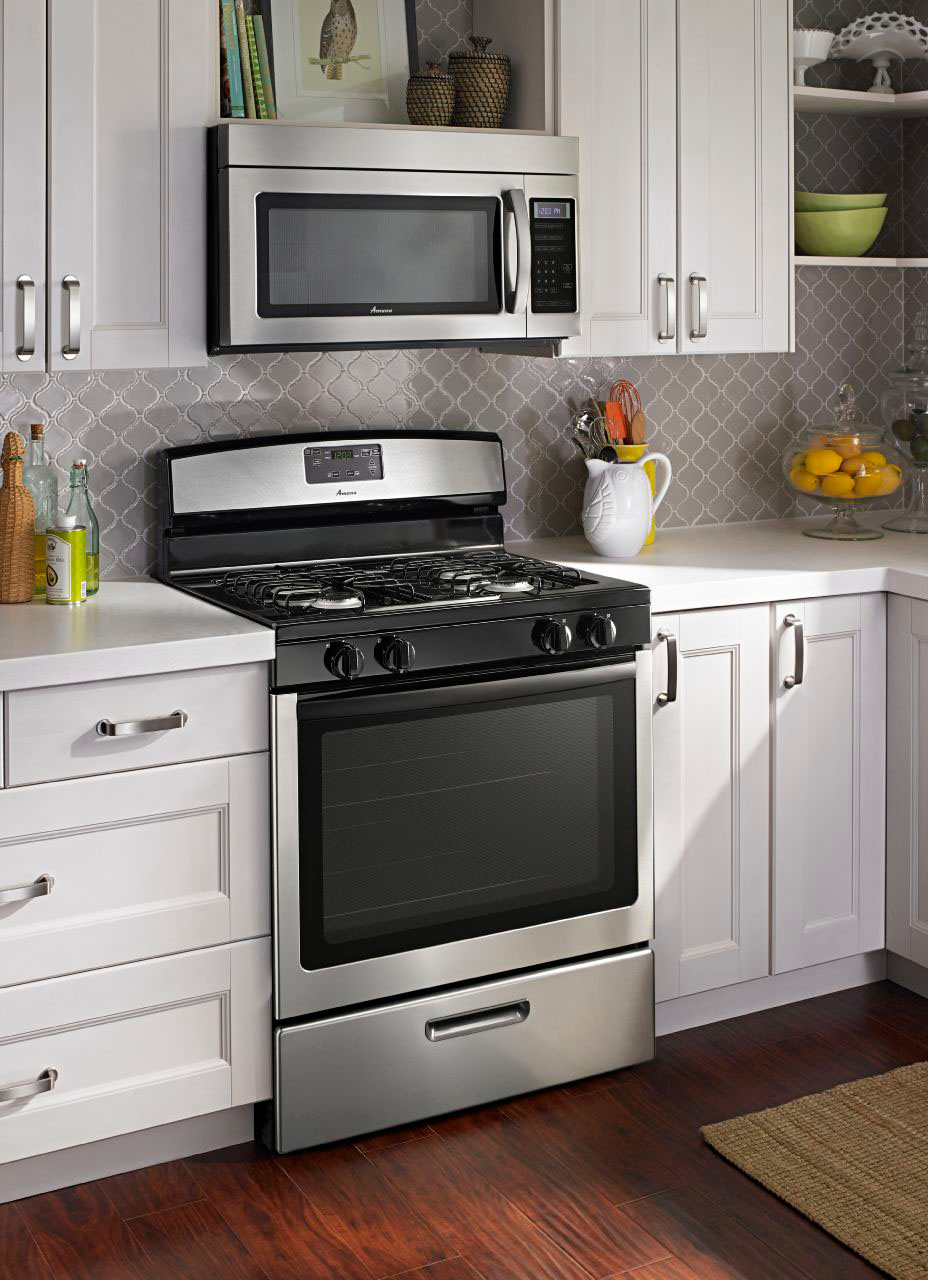 Amana 30 inch Gas Range With Standard Clean Oven In White - Morgan's  Furniture And Appliances