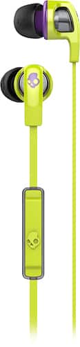 Front. Skullcandy - Smokin' Buds 2 Earbud Headphones - Lime/Purple.