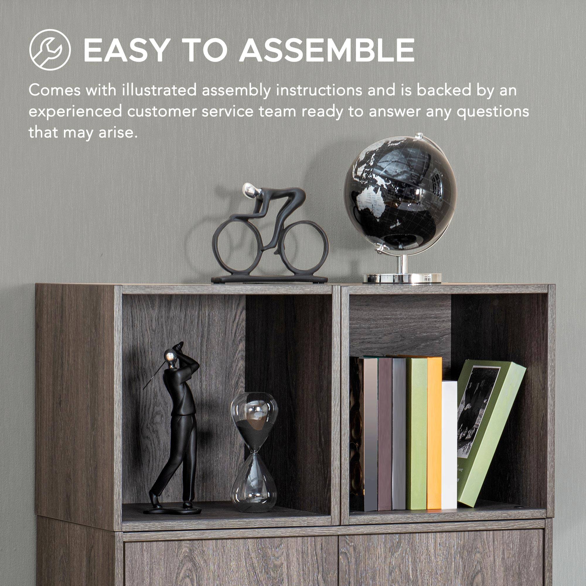 EASY TO ASSEMBLE

Comes with illustrated assembly instructions and is backed by an experienced customer service team ready to answer any questions that may arise.