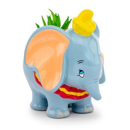 Silver Buffalo - Disney Dumbo 4-Inch Mini Planter With Artificial Succulent - Gray