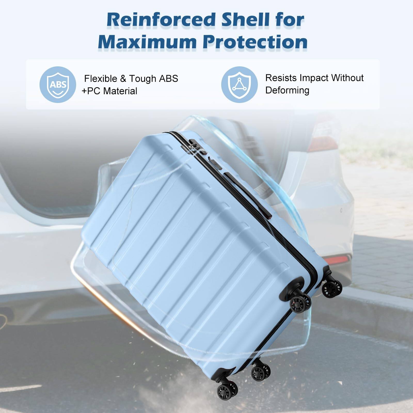 Reinforced Shell for Maximum Protection

- Flexible & Tough ABS + PC Material
- Resists Impact Without Deforming