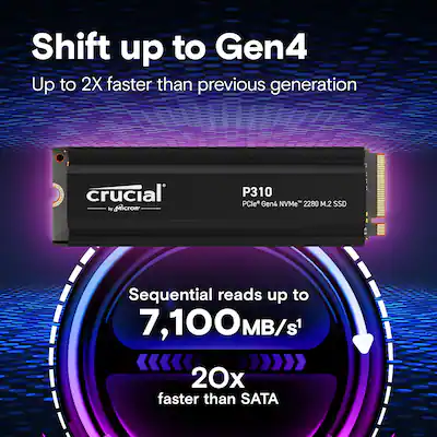 P310 2TB PCIe Gen4 NVMe 2230 M.2 SSD | CT2000P310SSD2 | DE P310 2TB PCIe Gen4 NVMe 2230 M.2 SSD | CT2000P310SSD2 | DE