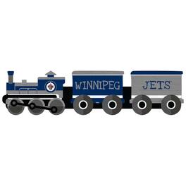 Fan Creations - Winnipeg Jets 6'' x 24'' Train Cutout Sign - Multicolor