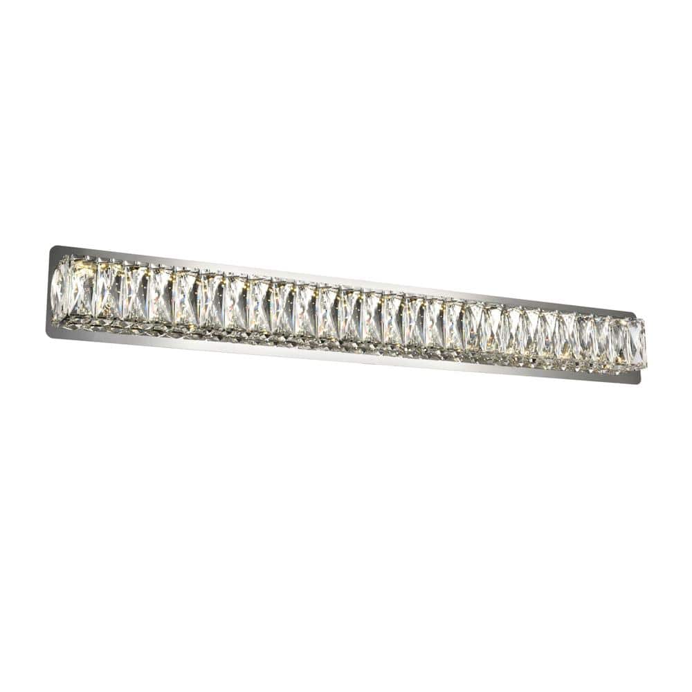 Elegant Lighting - Monroe Integrated Led Chip Light Wall Sconce Clear Royal Cut Crystal - Chrome price history on PriceWatchPro