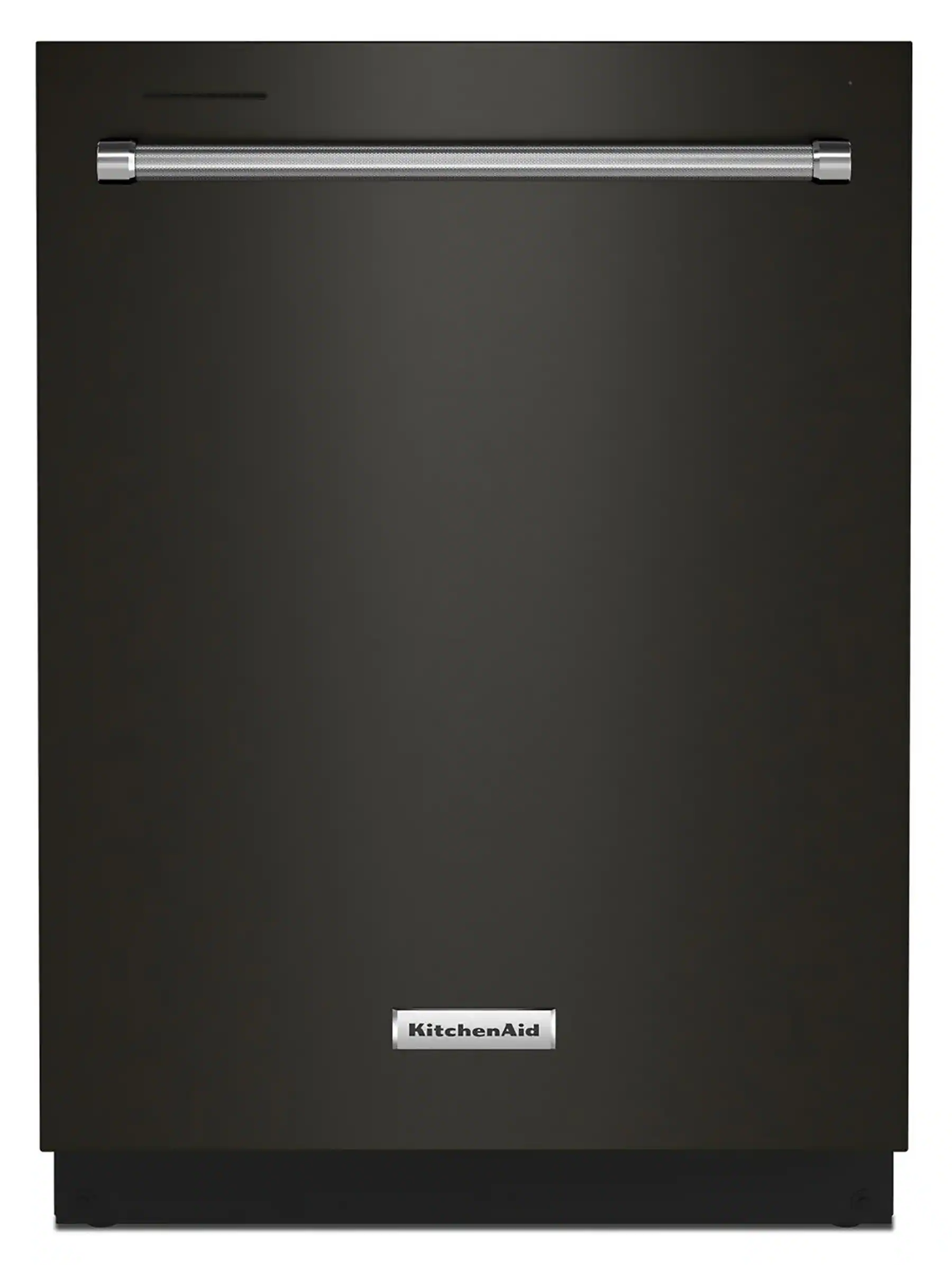 KitchenAid - 24" Top Control Built-In Stainless Steel Tub Dishwasher with 3rd Rack, 50+ Total Wash Jets, 44 dBA - Black Stainless Steel